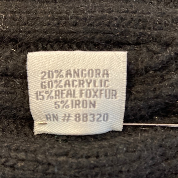 C.C Black Knit Pom Pom Beanie - Picture 4 of 5